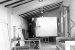 Studio di via Masaccio a Firenze, anni Settanta