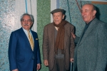 Inaugurazione del mosaico di Guarneri alla metropolitana Lucio Sestio, Roma 2001 (Palumbo, Dorazio e Guarneri)