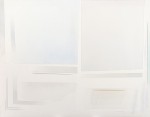Arioso con grande celeste, 2008, cm 140x180