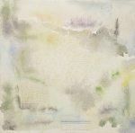 Omaggio a Morandi con cipresso, 1996, cm 35x35