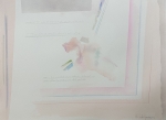 Un respiro rosa, 2023, cm 56x77, carta