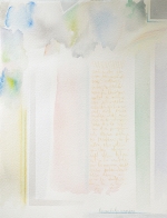 Uno scritto al centro, 1994, cm 77x56, carta